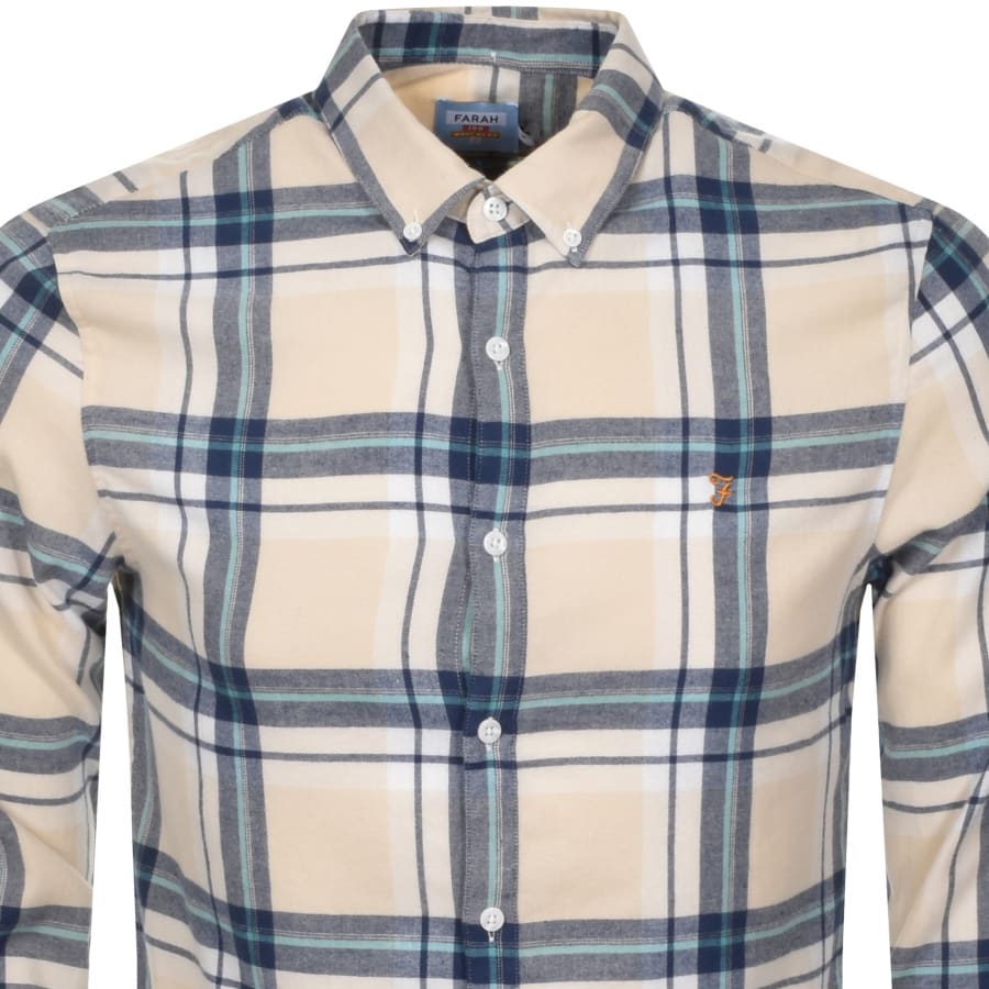 Alternative Image for ProductFarah Vintage Krone Check Shirt Cream2
